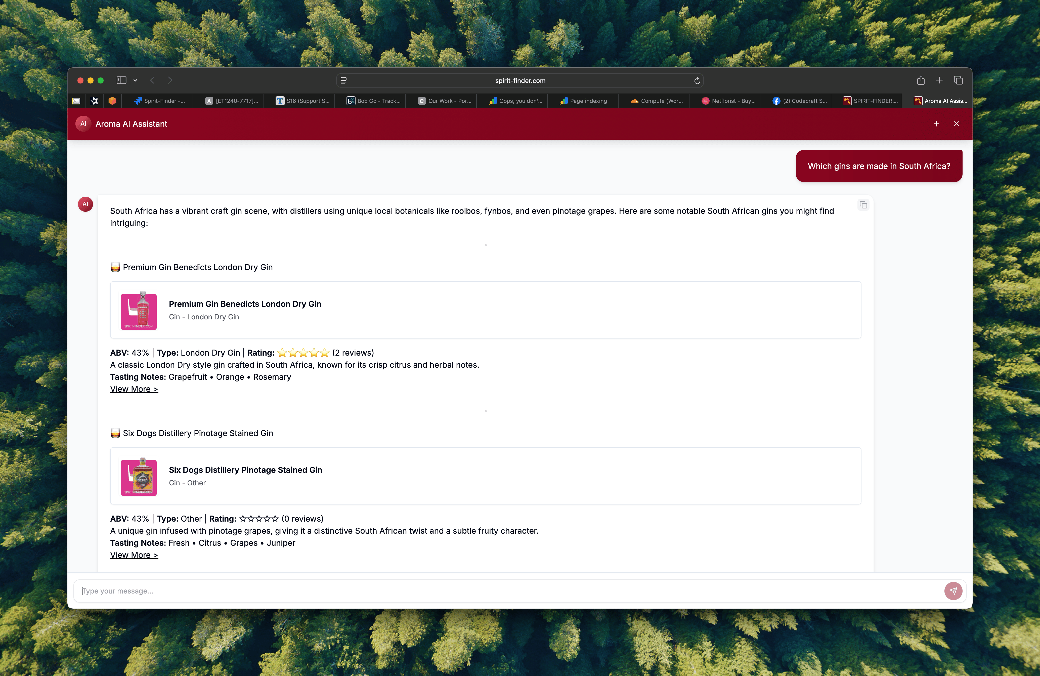 AI-powered spirit analysis and categorization