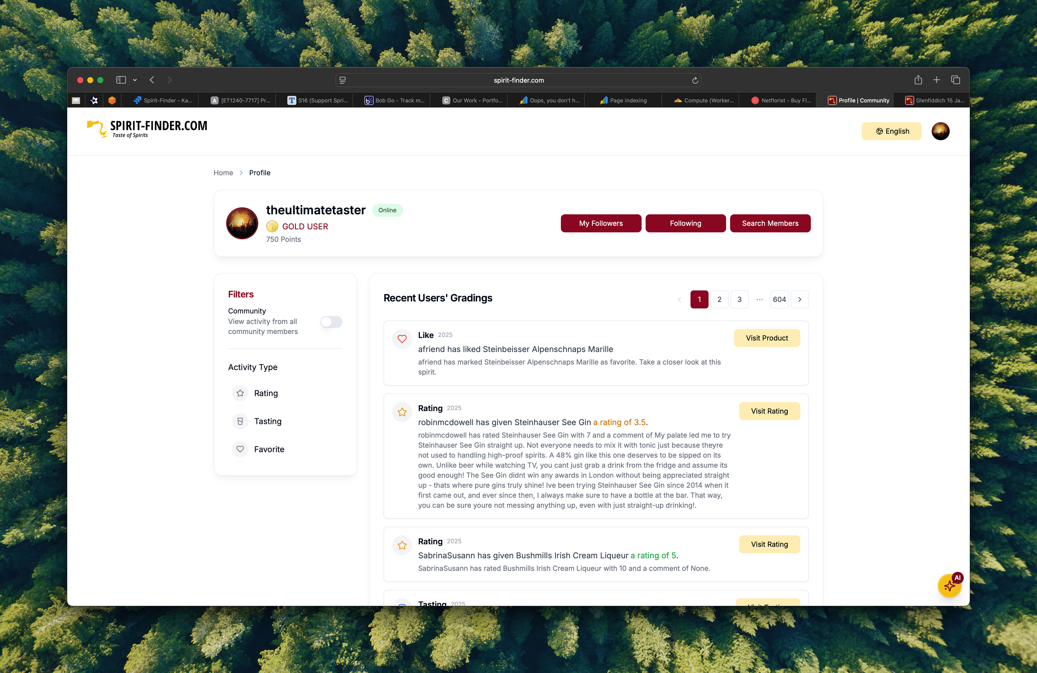 Community features and social networking